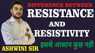 Difference between Resistance and ResistivityClass  10  Class  12 Physics  electricity [upl. by Jonah]