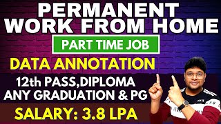 Parttime jobs  Permanent Work from home jobs in Telugu  Data Annotator  Latest Jobs 2023 [upl. by Eseenaj]