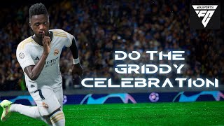 How to Do The Griddy Celebration on EA FC 24 2024  EA FC 24 Tutorial [upl. by Notterb]