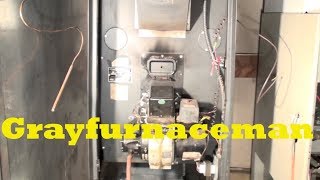 Troubleshoot the oil furnace part 1 Burner wont start [upl. by Leynwad106]