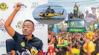 KOMBE LA YANGA KUTEMBEZWA NA HELICOPTER ALI KAMWE ATOA RATIBA NZIMA TUNATAKA DUNIA IJUE [upl. by Kataway821]