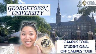 Georgetown University On amp Off Campus Tour  Student QampA why Georgetown challenges advice [upl. by Atte]