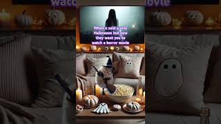 I have enough anxiety already thx tho 💜 Anxiety halloween movienight spookyseason [upl. by Norward]