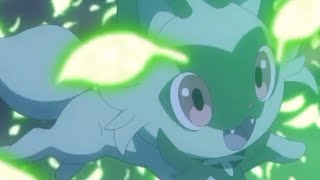 Sprigatito learns leafage Pokemon Horizons [upl. by Tema]