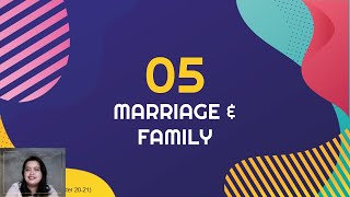 Marriage and Family  Part 5  Understanding the Self [upl. by Whall]