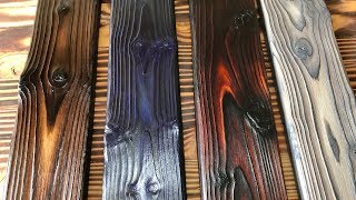 DIY Wood Burning Technique  Thats not Shou Sugi Ban Or is it [upl. by Acirrehs]