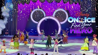 Disney on Ice FIND YOUR HERO Highlights of the Show 2024 [upl. by Aleacem]