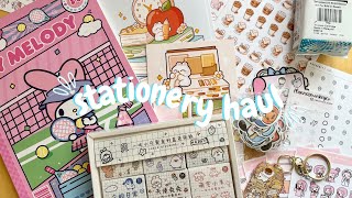 stationery haul  notebooks stickers and more [upl. by Sivart218]