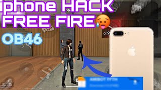 IPHONE HACKK FF OB 46  FREE FIRE [upl. by Otinauj445]