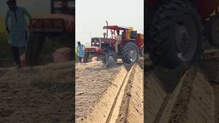 Massey 375s tractor power with alu planter  seaad Zarai industries okara  tractor video [upl. by Oneladgam]