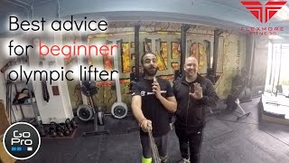 Best Advice For Newbie Olympic Weightlifters 2017 Ft Mark cannella Columbus weightlifting [upl. by Arlana]