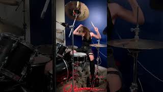 Mammoth WVH  Mr Ed Drum Cover  Drummer Cam LIVE Cover by Female Teen Drummer Lauren Young [upl. by Acitel891]