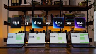 Apple M3 Machine Learning Speed Test M1 Pro vs M3 M3 Pro M3 Max [upl. by Heady156]