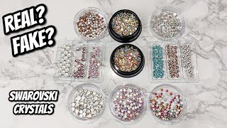 Real Vs Fake Swarovski Crystals [upl. by Ecirtam]