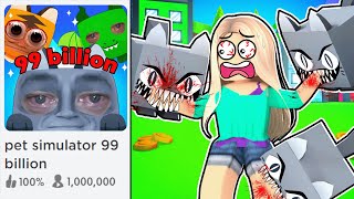 I Made FAKE Pet Simulator 99 It was DISTURBING roblox pet simulator 99 [upl. by Lenard]