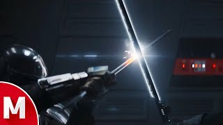 Mando vs Moff Gideon Dark Saber  The Mandalorian Chapter 16 4K [upl. by Enair]