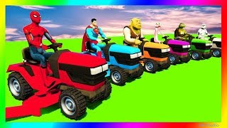 4K 2019 Tracteur Dessin Animé pour Enfants avec Voitures Colorées et Drôle Comptines Bébé Ep 17 [upl. by Revart]