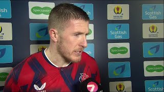 John Lundstram speaks following Rangers Scottish Gas Scottish Cup victory against Dumbarton [upl. by Alsi220]