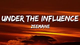 Chris Brown  Under The Influence Lyrics Zeemane Remix [upl. by Odarnoc]