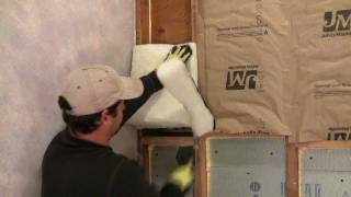 How to Insulate a Wall with Fiberglass Insulation  101 [upl. by Timothea]