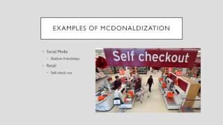 McDonaldization of Society [upl. by Paola267]