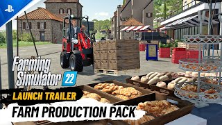 Farming Simulator 22 Farm Production Pack  Launch Trailer  PS5 amp PS4 Games [upl. by Schnapp]