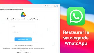 Récupérer la sauvegarde WhatsApp Google Drive sur iPhone 13 [upl. by Blight]