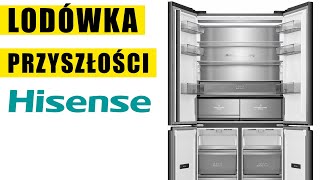 Lodówka HISENSE RQ768N4GBE multi door z szufladą próżniową o głębokości 60 cm  test [upl. by Neelat]