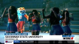 Savannah State University celebrates homecoming with annual pep rally [upl. by Yerxa]