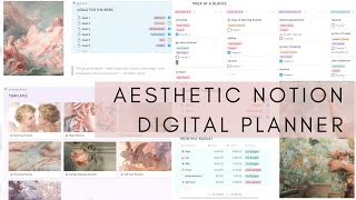 HOW TO CREATE A DIGITAL PLANNER IN NOTION  Free Templates  DIGITAL PLANNING 101 [upl. by Ayalahs]