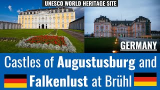 Castles of Augustusburg and Falkenlust at Brühl [upl. by Junia]