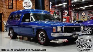 1975 HOLDEN HJ XX7 SANDMAN PANELVAN for sale seven82motors [upl. by Koorb]