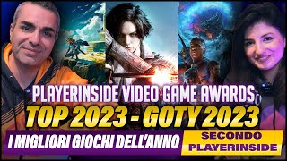 TOP 2023  I MIGLIORI VIDEOGIOCHI DELLANNO SECONDO PLAYERINSIDE [upl. by Trescha553]