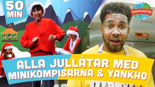 Julmusik med Minikompisarna och Yankho  Pepparkaksgubbar En sockerbagare Midnatt råder etc [upl. by Correy]