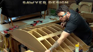 Gaming Desk Build  Home Office UPGRADE  Woodworking [upl. by Myrna981]