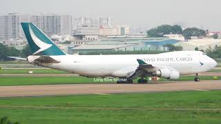 3102024 100 PM B744F of Cathay Cargo  Arrivals amp Departures [upl. by Shabbir]