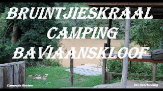 Campsite Review  Bruintjieskraal Camping  Baviaanskloof  Eastern Cape  DG Overlanding [upl. by Asylem451]