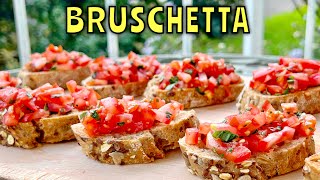 The Best Italian BRUSCHETTA RECIPE  Traditional Taste [upl. by Etterrag]