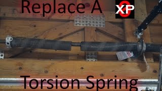 Garage Door Torsion Spring Replacement [upl. by Civ463]