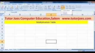 Data table in Excel Tamil [upl. by Sices176]