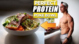 EASY HIGH PROTEIN POKE BOWL RECIPE  PERFECT EVERY TIME [upl. by Woodie]