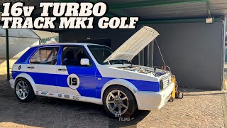 16V TURBO TRACK MK1 GOLF richysservicecenter dynotuning dyno turbo volkswagen vwmk1 boosted [upl. by Clapp899]