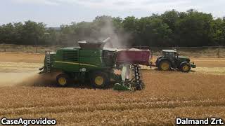 Bonafarm MezőgazdaságDalmand Zrt Középhídvég Őszi árpa betakarítása 2022 Barley harvest [upl. by Trebornhoj]