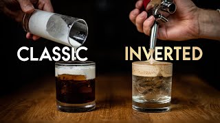 How to make a CREAM WASHED cocktail  INVERTED White Russian recipe [upl. by Ihculo]