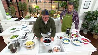 Henning Lee Set of 3 Nestable Colander and Bowls Set on QVC [upl. by Costello934]