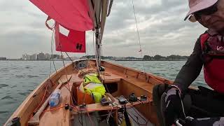 Mirror dinghy cruising Japan 20241024 ② Tacking tacking [upl. by Wolfort94]