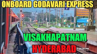 Godavari Express Full Journey Visakhapatnam To Hyderabad [upl. by Willtrude]