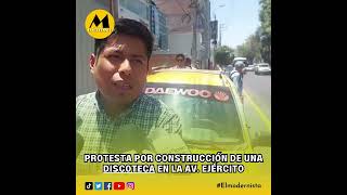 Yanahuara  Protesta por construcción de una discoteca en la Av Ejército [upl. by Irrab283]