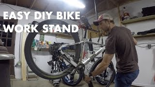 How To Build Your Own Bike Work Stand in Just 30 Minutes [upl. by Madison952]