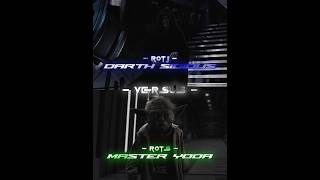 ROTS Yoda VS ROTJ Darth Sidious  edit wis wisedit battle trending shorts starwars yoda 1v1 [upl. by Weider]